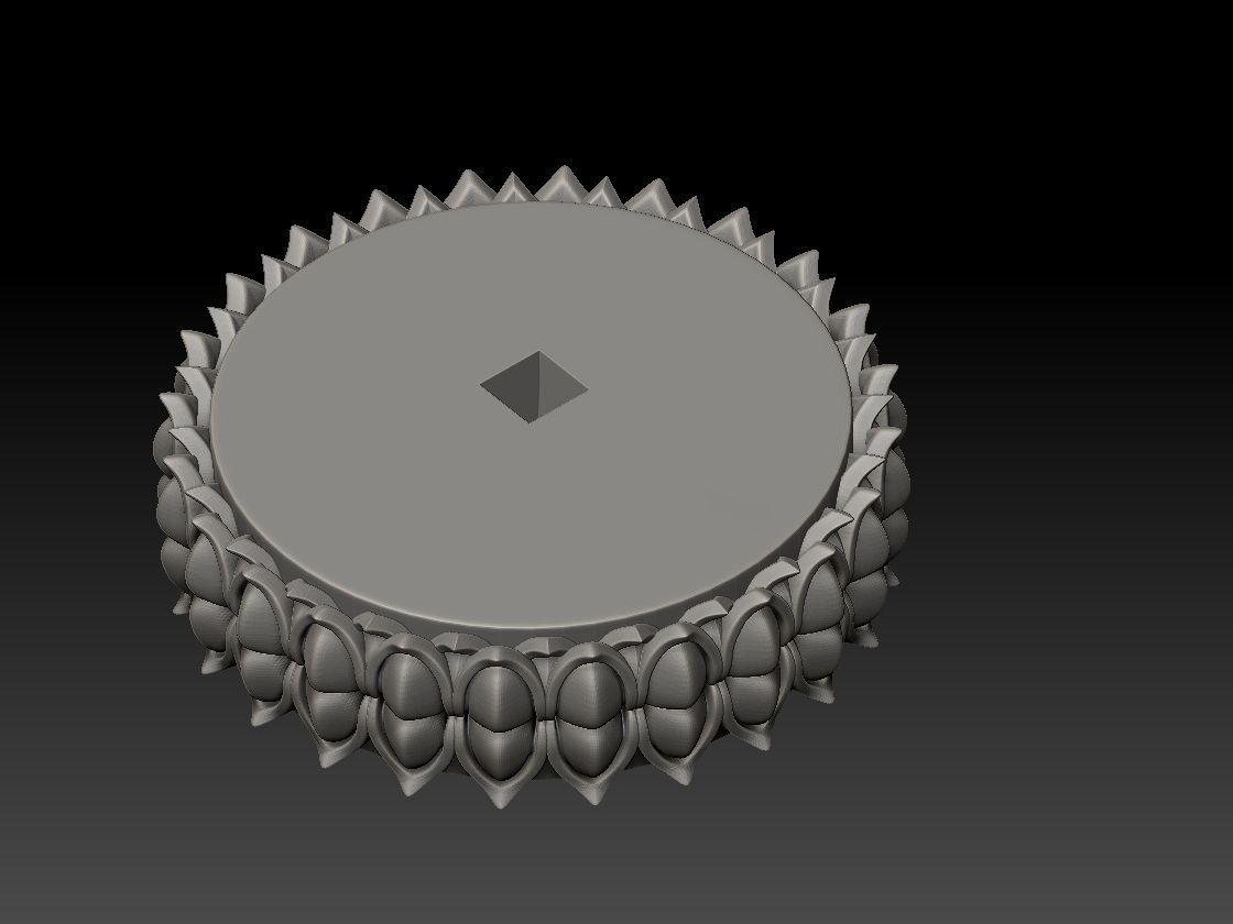 Buddha Thai art 3D print model_5