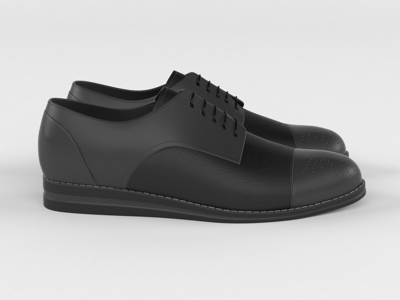 Men Shoes 3D model_4