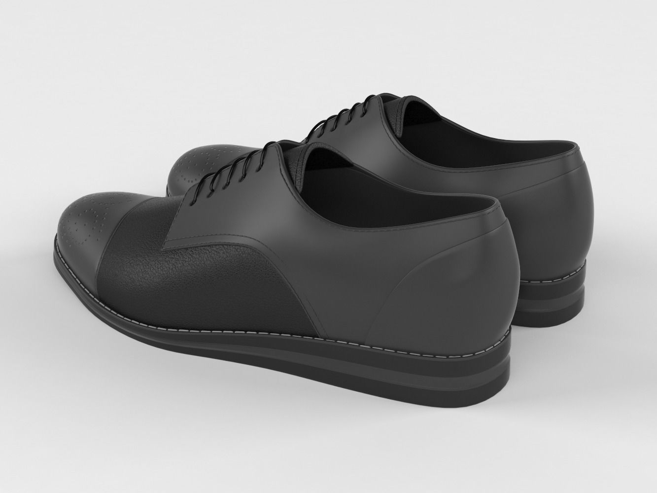 Men Shoes 3D model_3