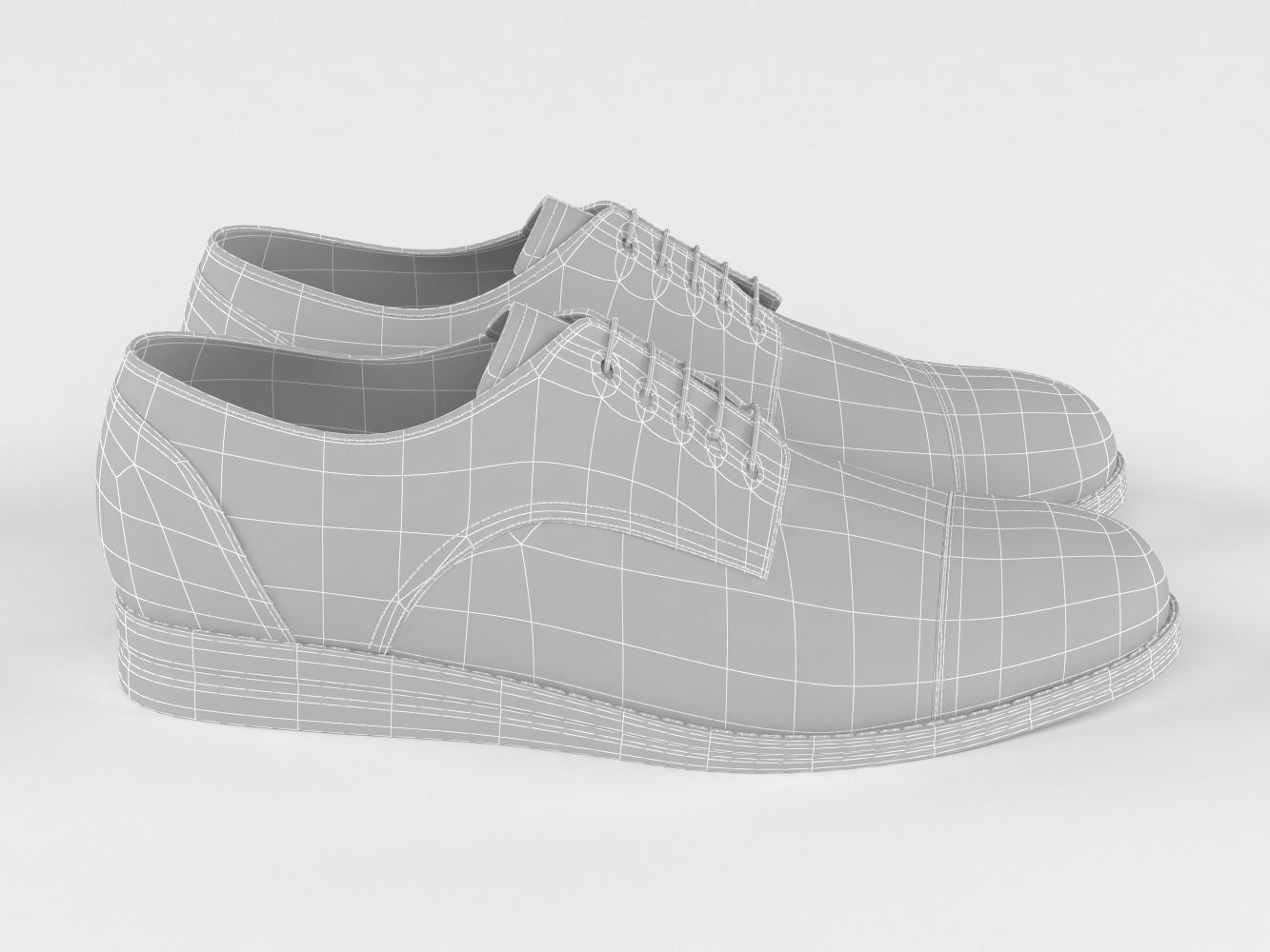 Men Shoes 3D model_11