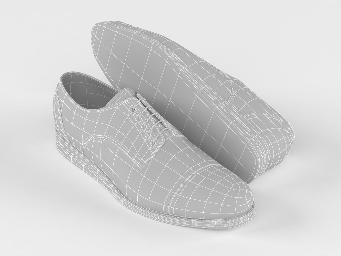Men Shoes 3D model_6