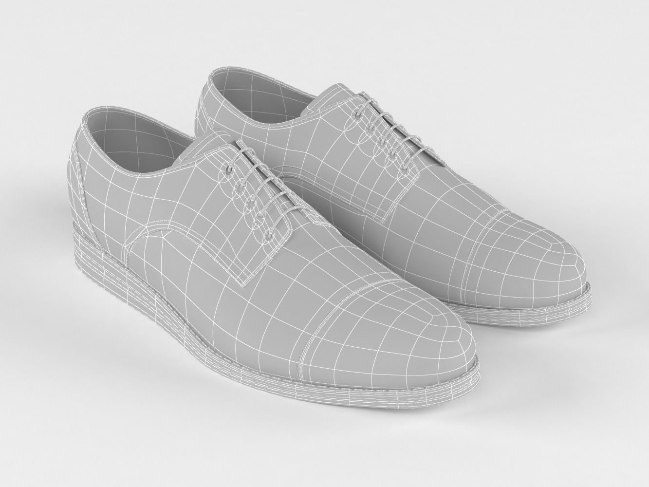 Men Shoes 3D model_8