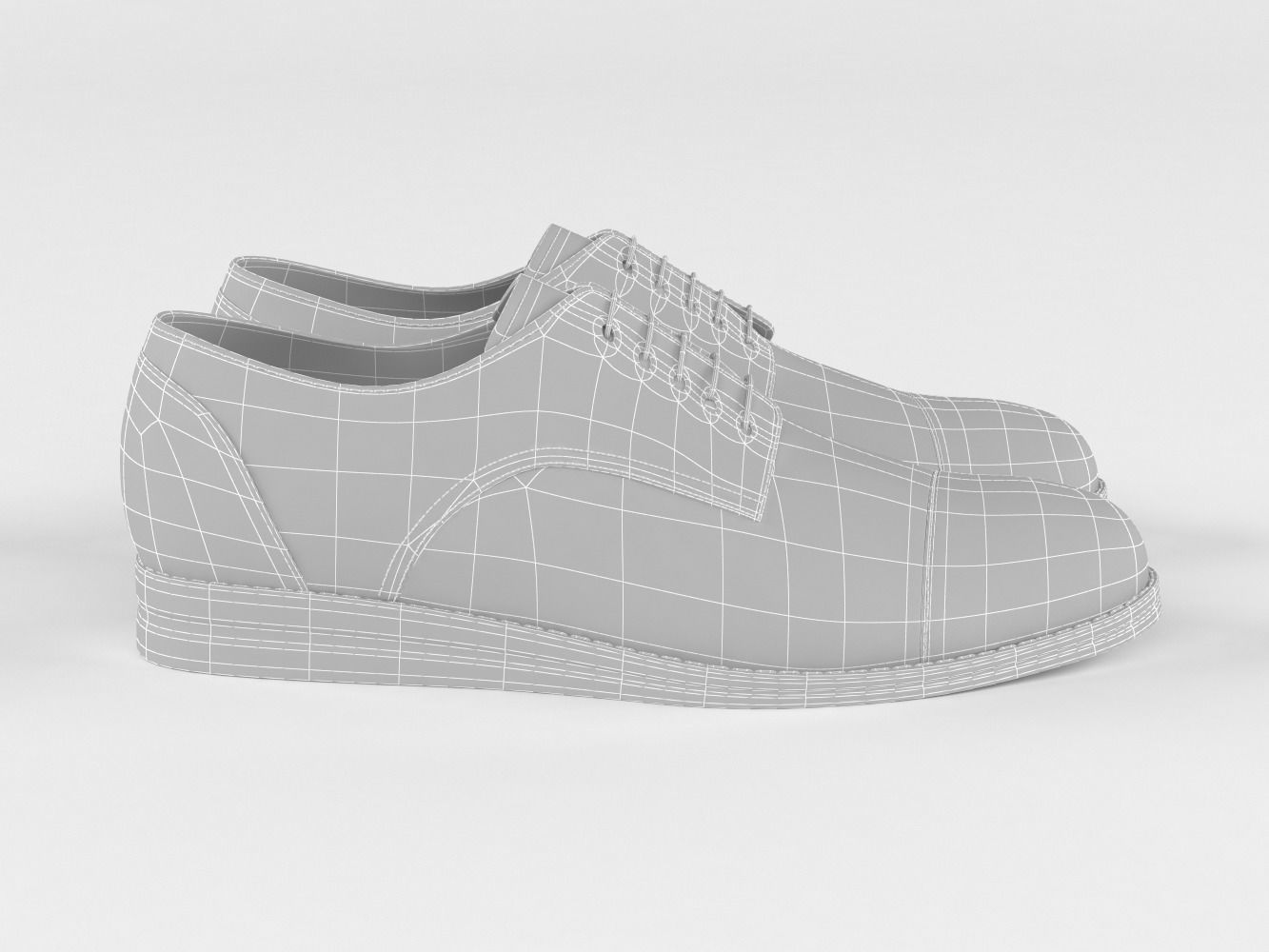 Men Shoes 3D model_10