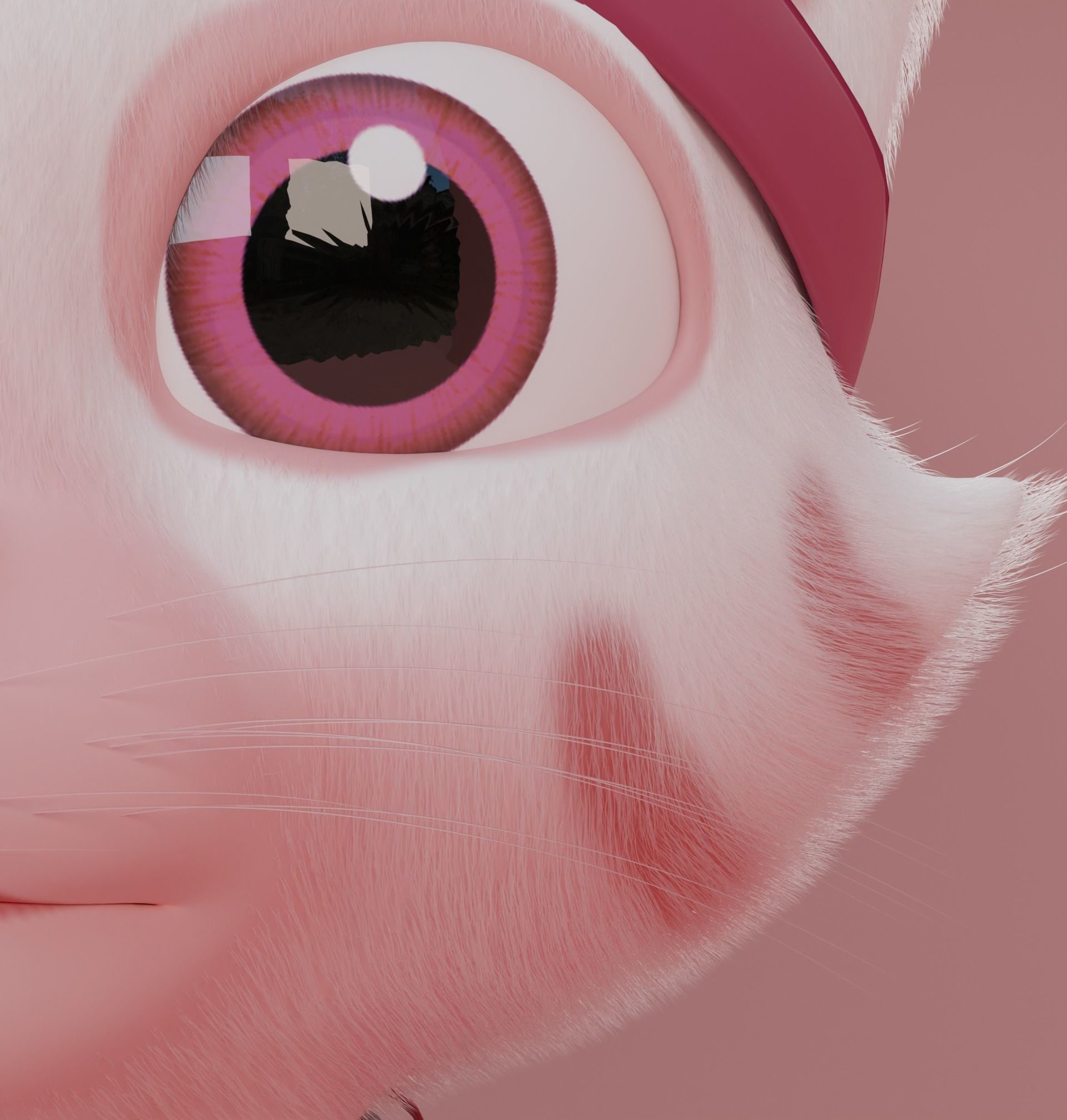 Cartoon Cat 3D model_3