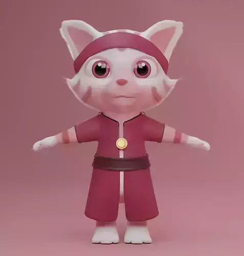 Cartoon Cat 3D model