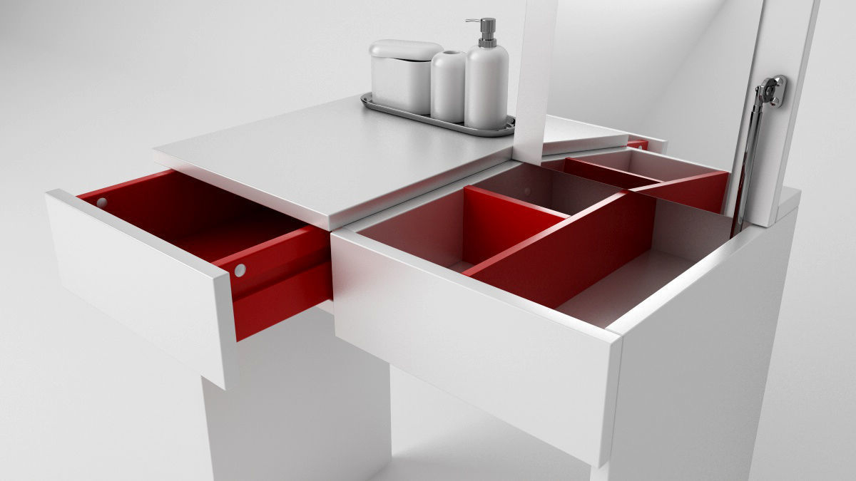 Brimnes Collection Dressing Table 3D model_6