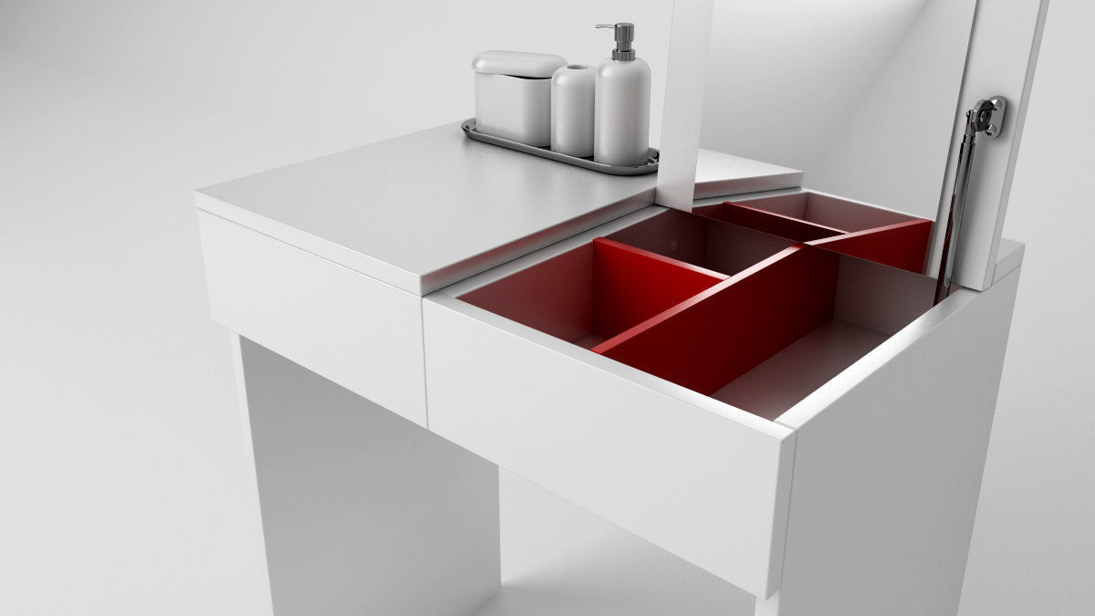 Brimnes Collection Dressing Table 3D model_5