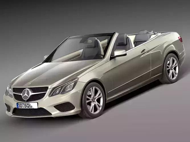 Mercedes-Benz E-class Cabriolet 2014 3D model