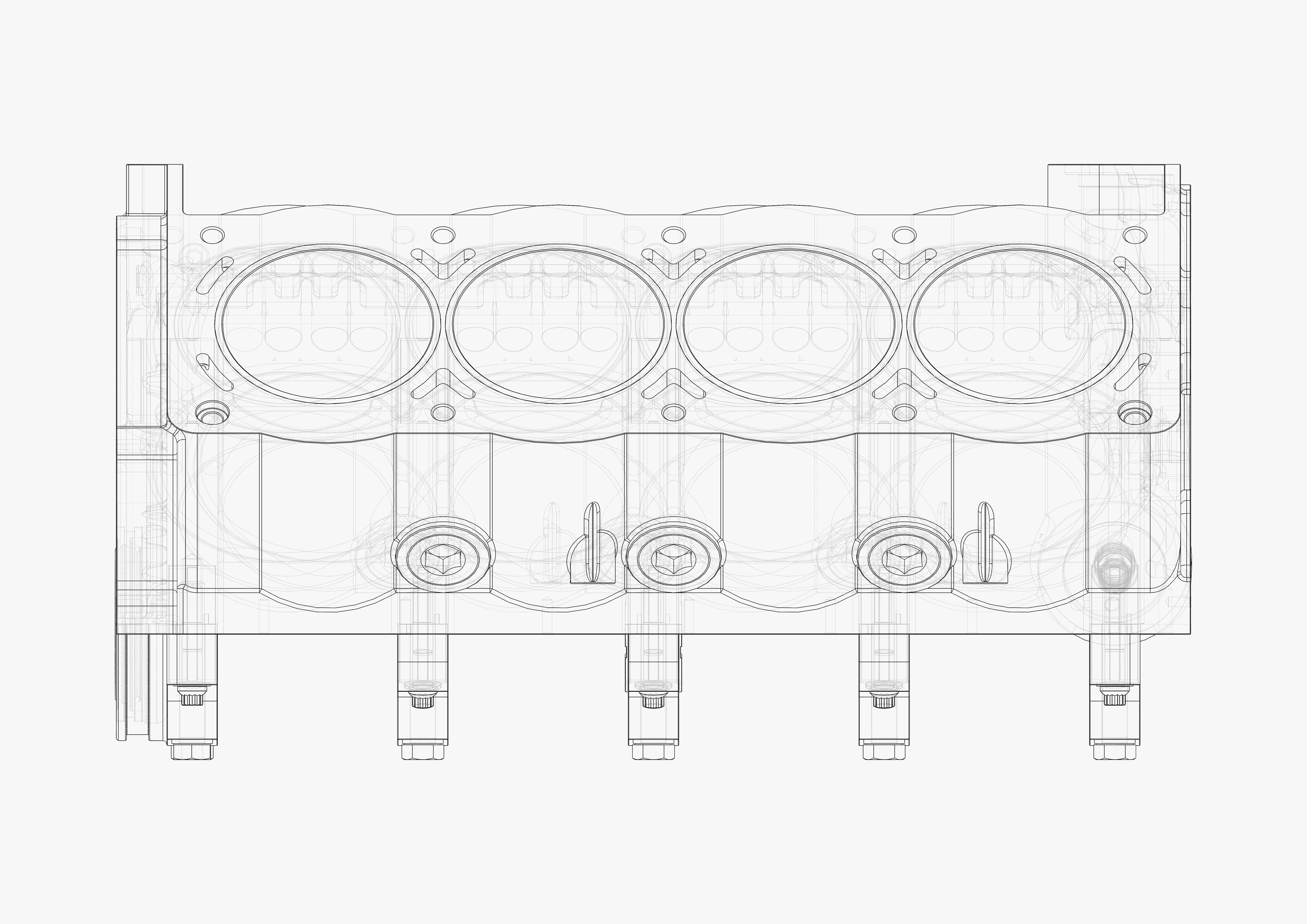 V8 Engine Block 3D model_44