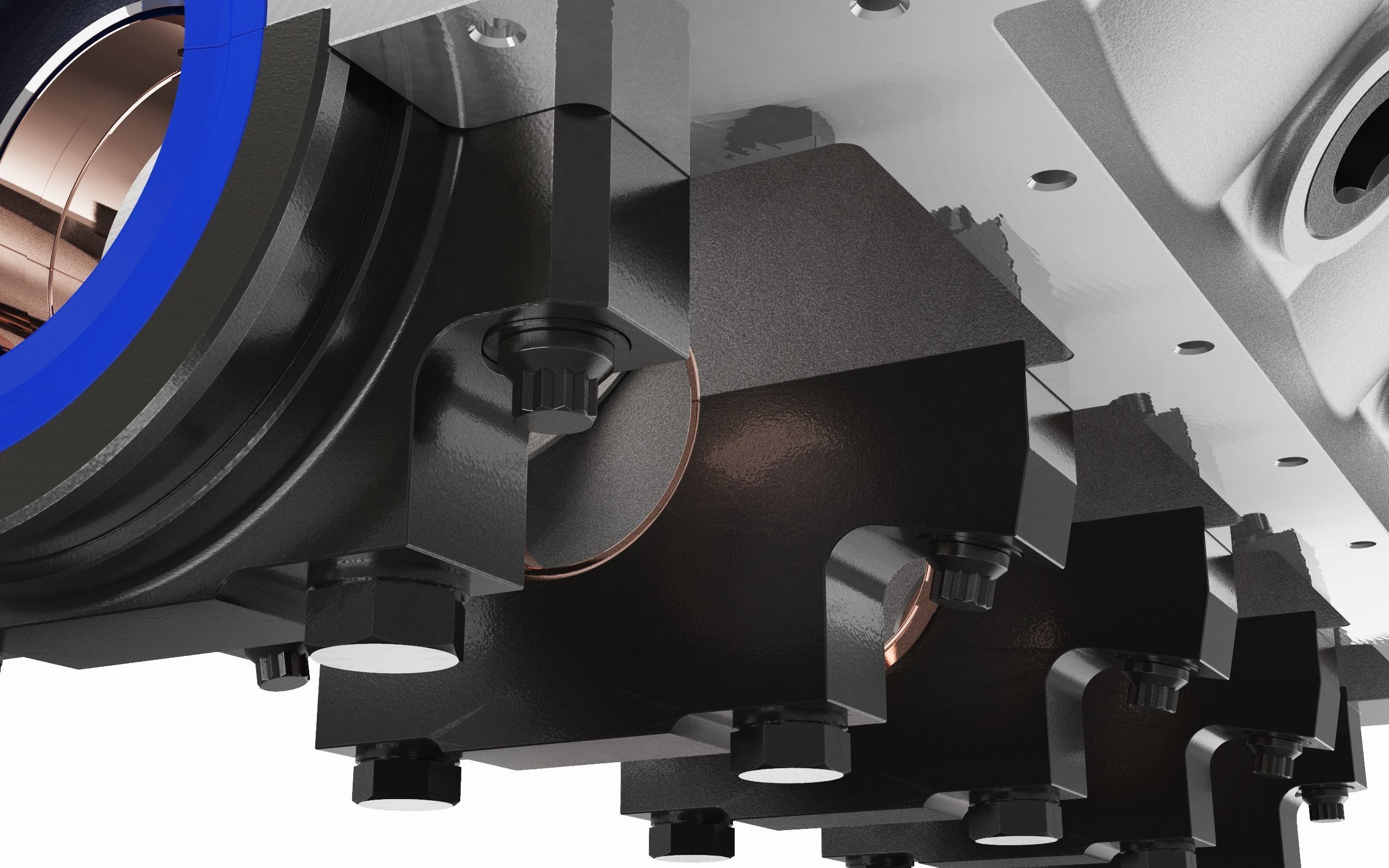 V8 Engine Block 3D model_19