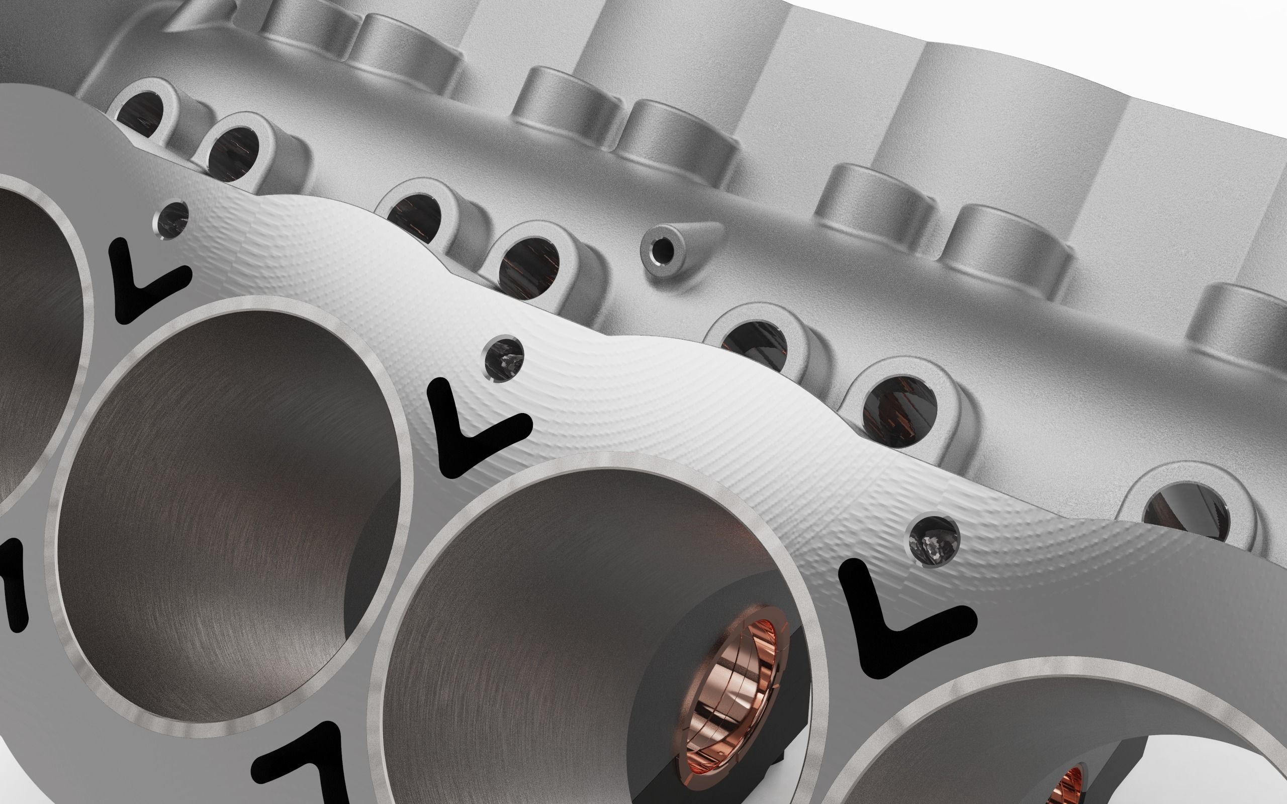 V8 Engine Block 3D model_21