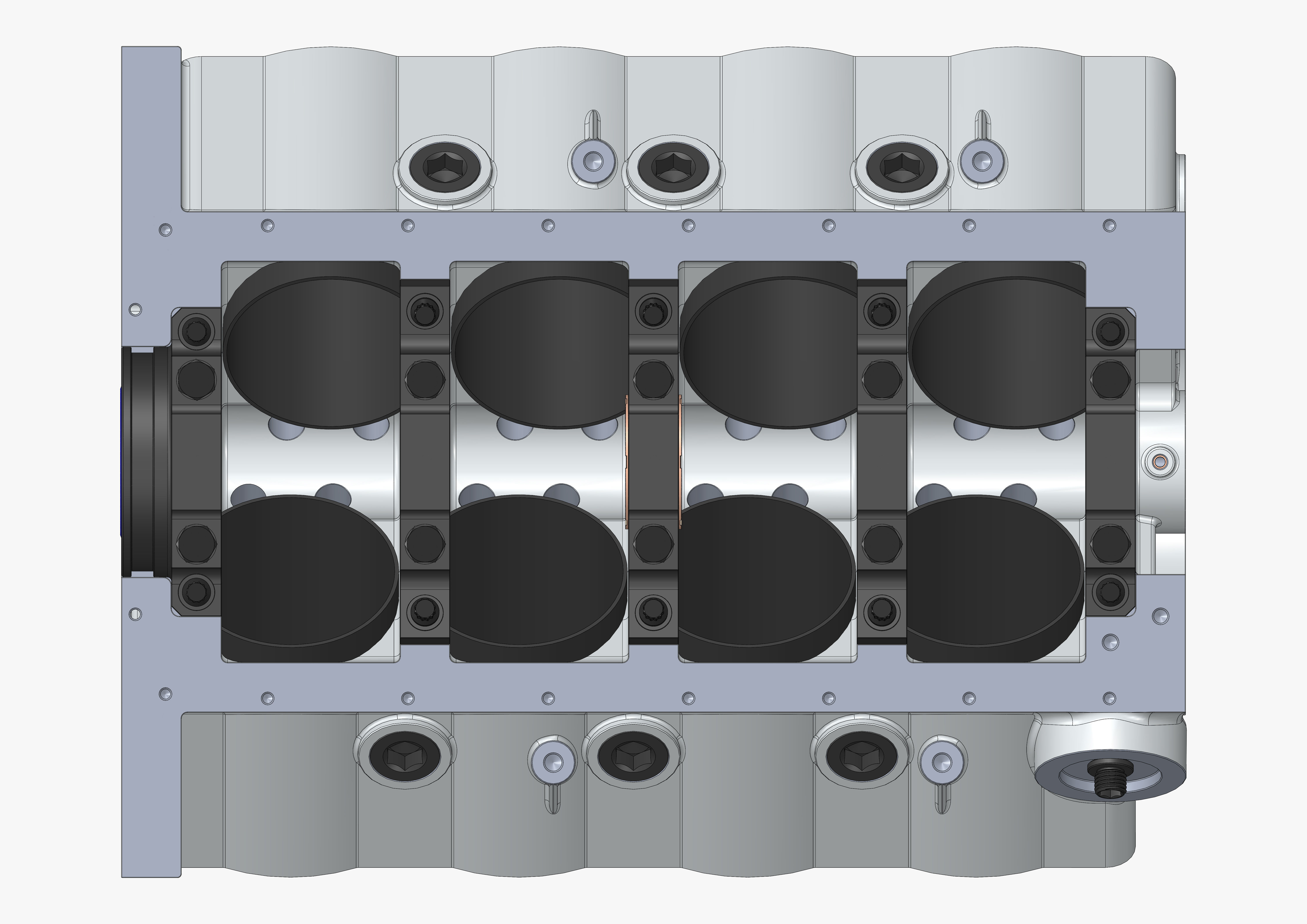 V8 Engine Block 3D model_54