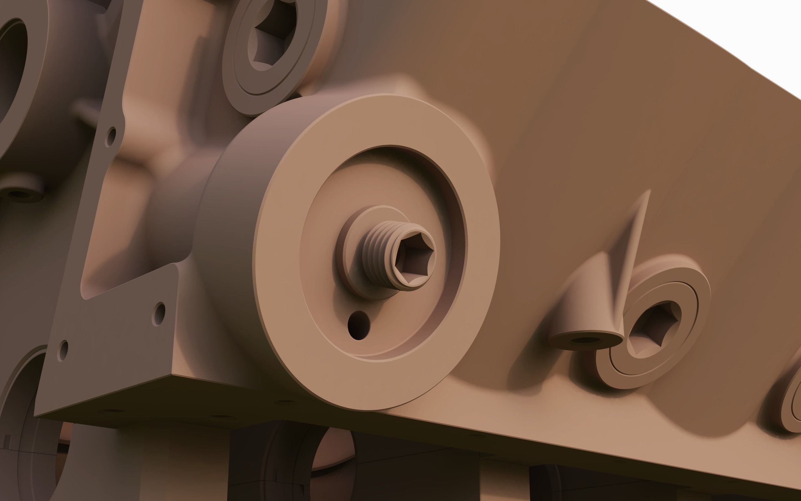 V8 Engine Block 3D model_27