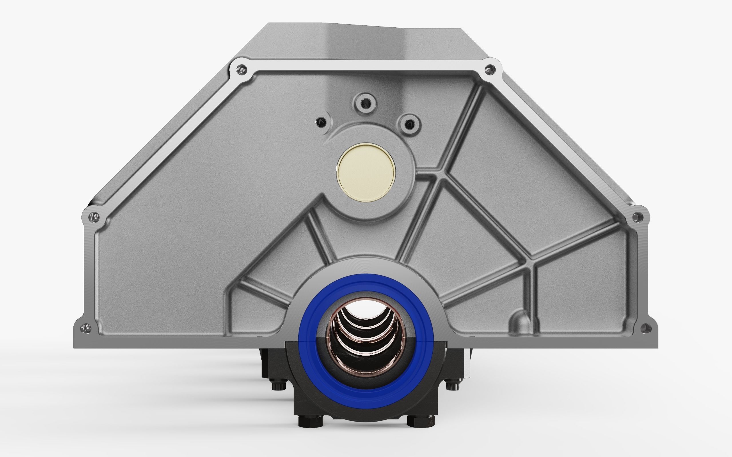 V8 Engine Block 3D model_14