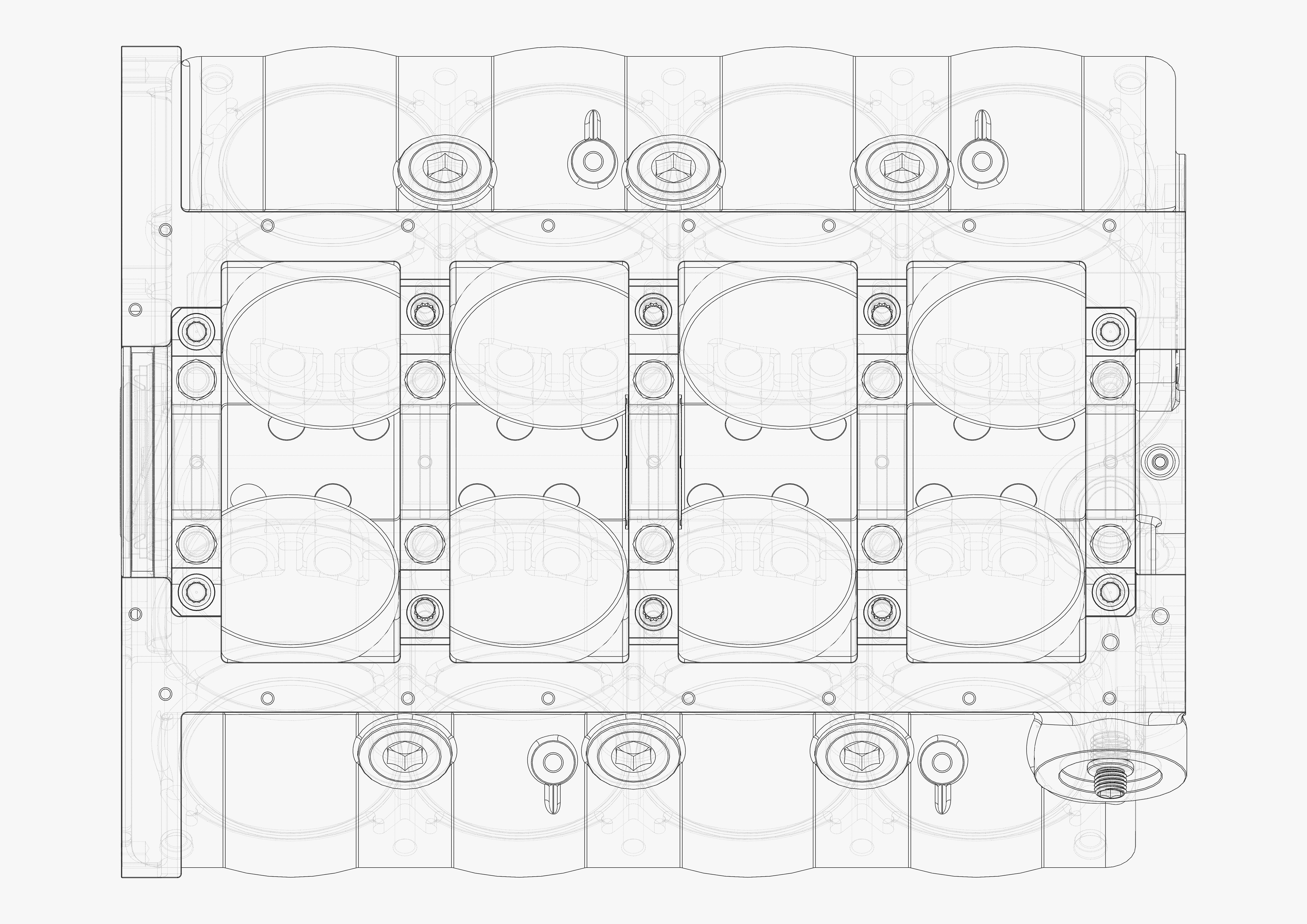 V8 Engine Block 3D model_46
