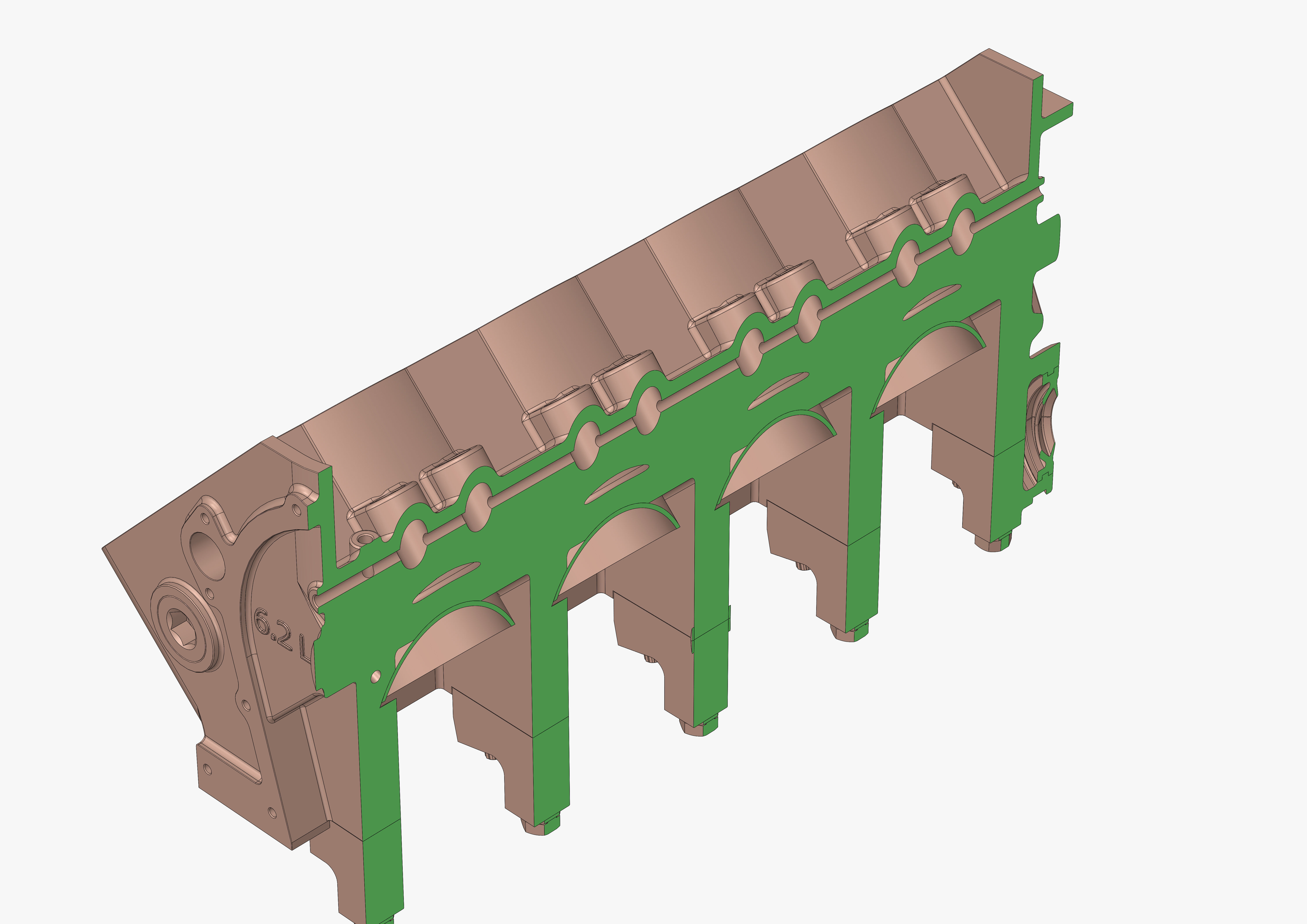 V8 Engine Block 3D model_37