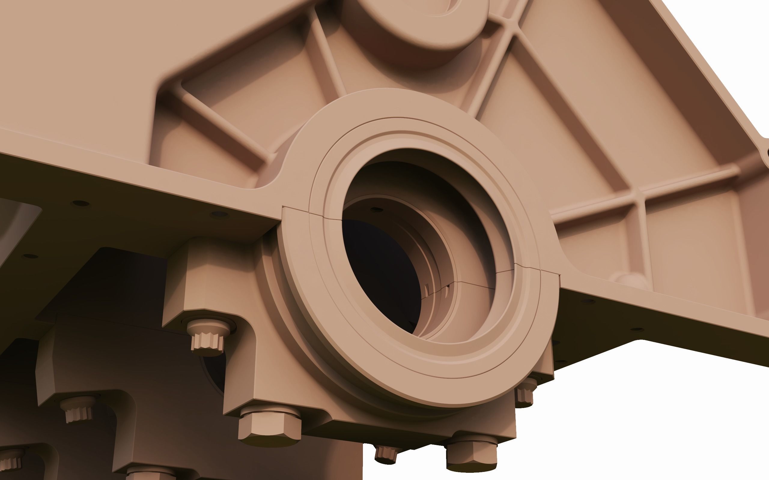 V8 Engine Block 3D model_28