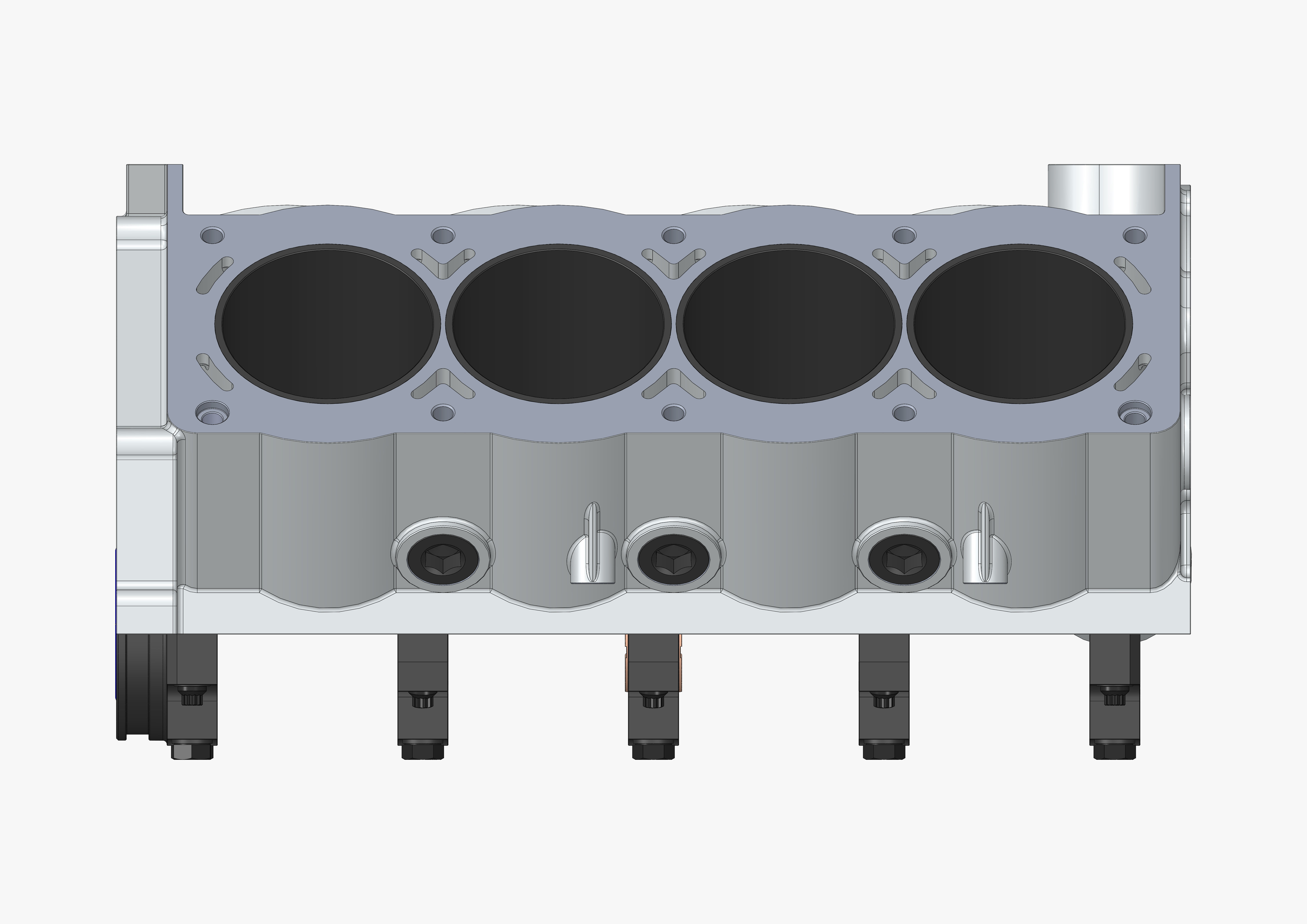 V8 Engine Block 3D model_50