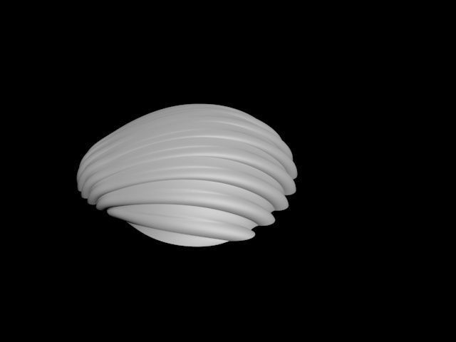 high detail shell from the beach 3D print model_7