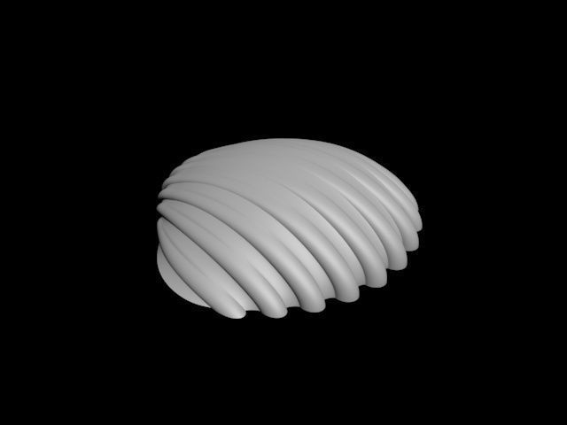 high detail shell from the beach 3D print model_3
