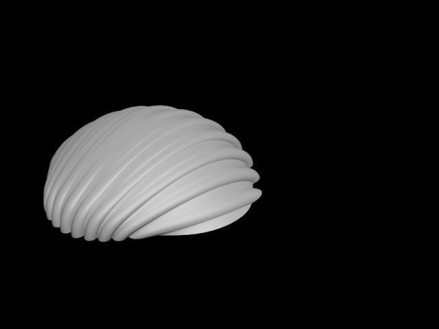 high detail shell from the beach 3D print model_11