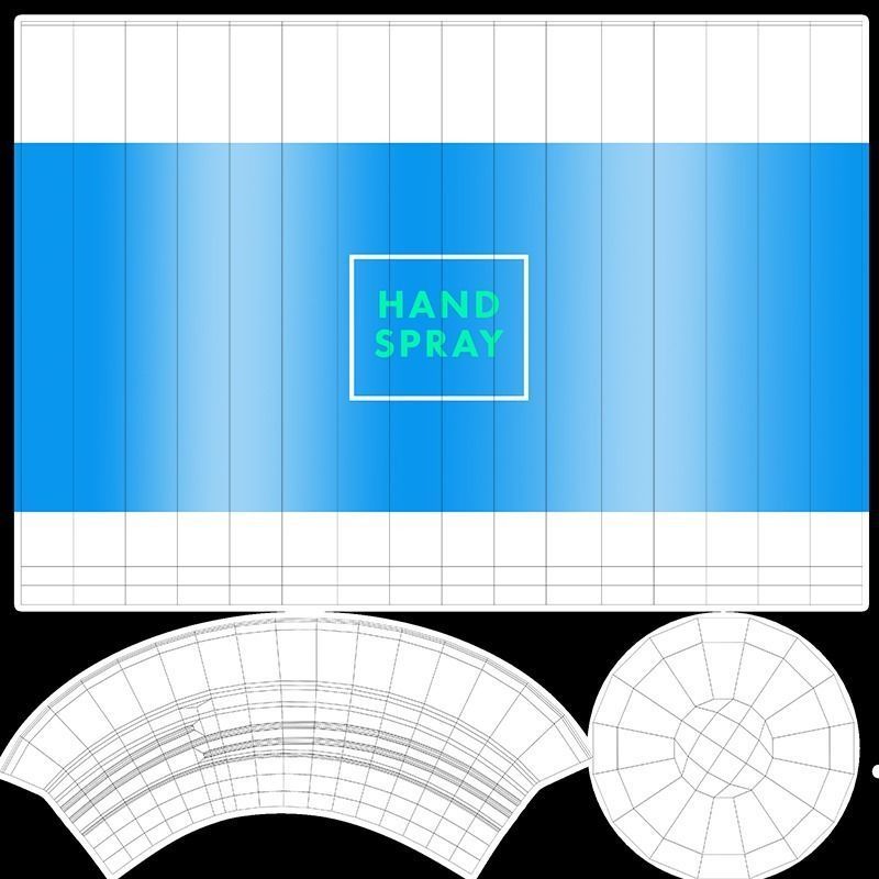Spray Bottle Low-poly 3D model_18