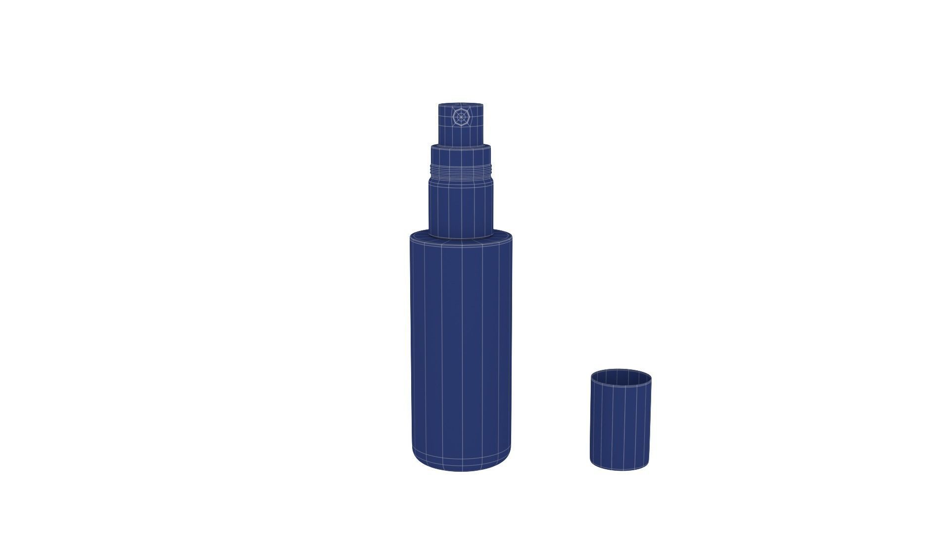 Spray Bottle Low-poly 3D model_12