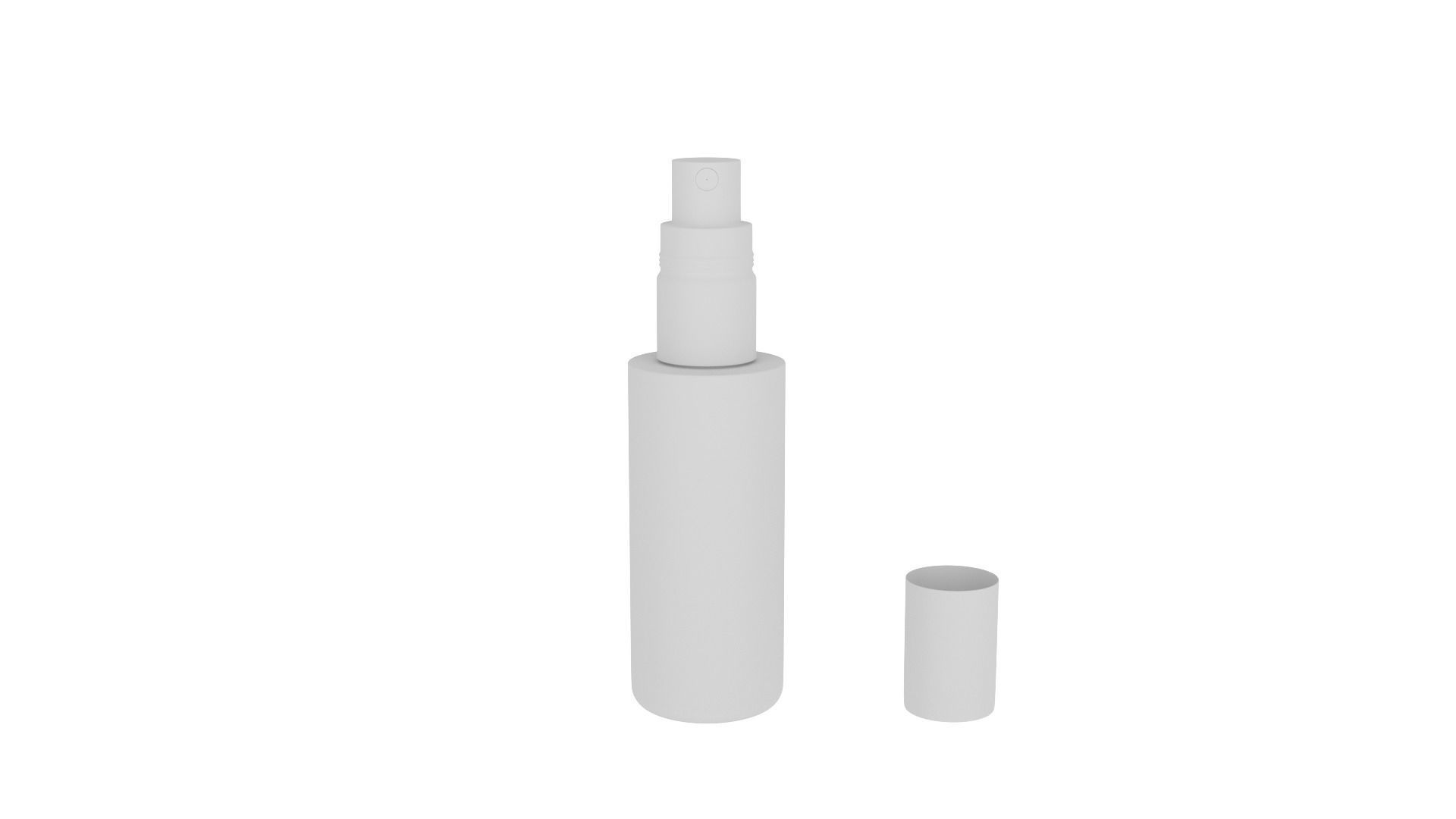 Spray Bottle Low-poly 3D model_10