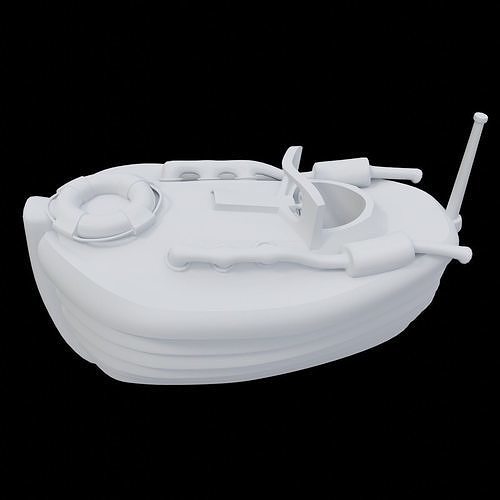 Speedboat 3D model