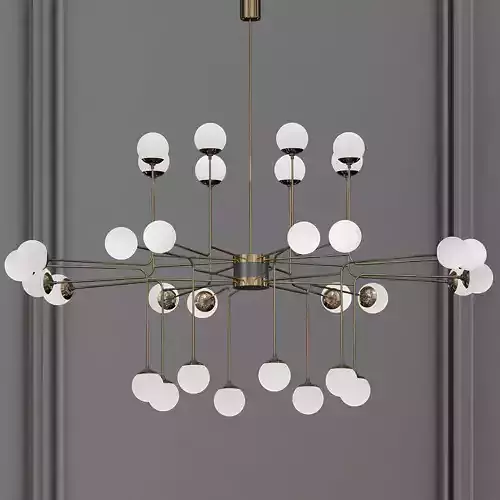 Roll Hill Modo 10 Globe Chandelier
