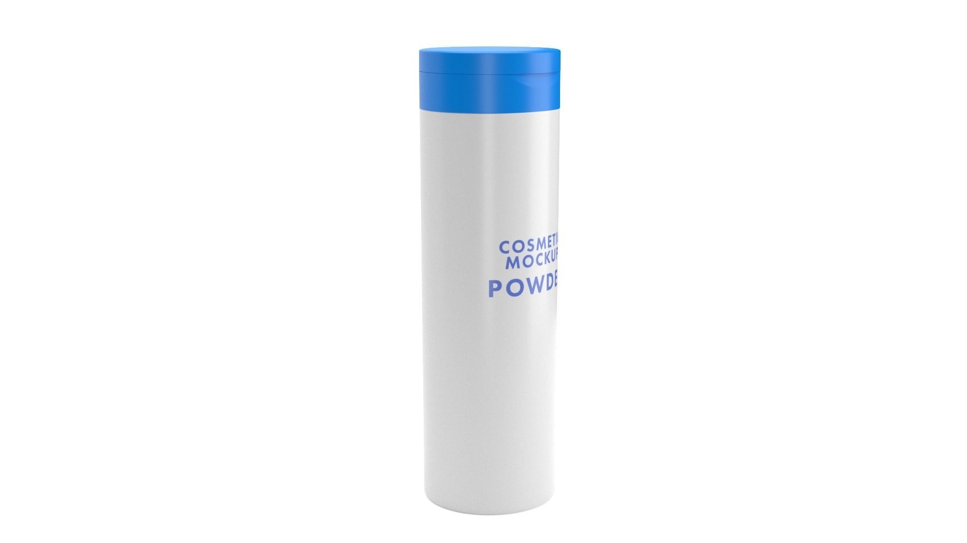 Powder Bottle Low-poly 3D model_2