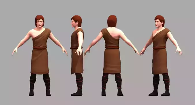 Adam  character 3D model