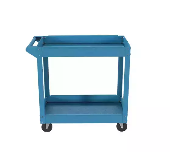 Cart blue painted