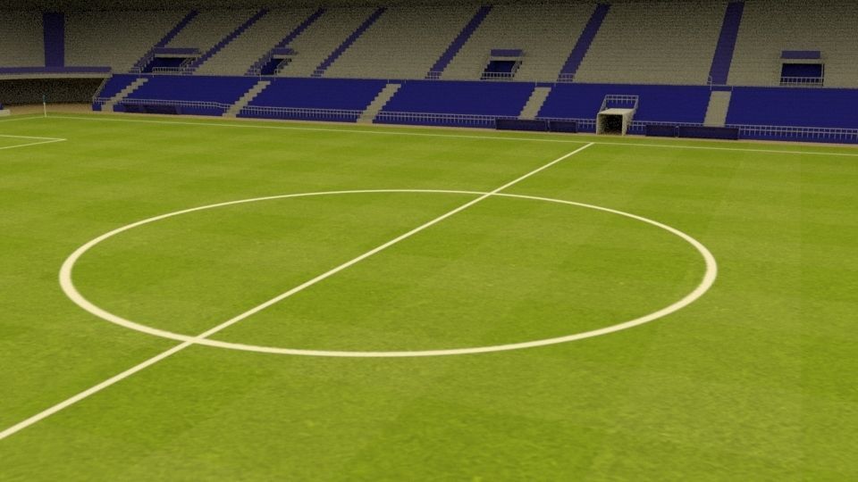 Mendizorroza Stadium Low-poly 3D model_10