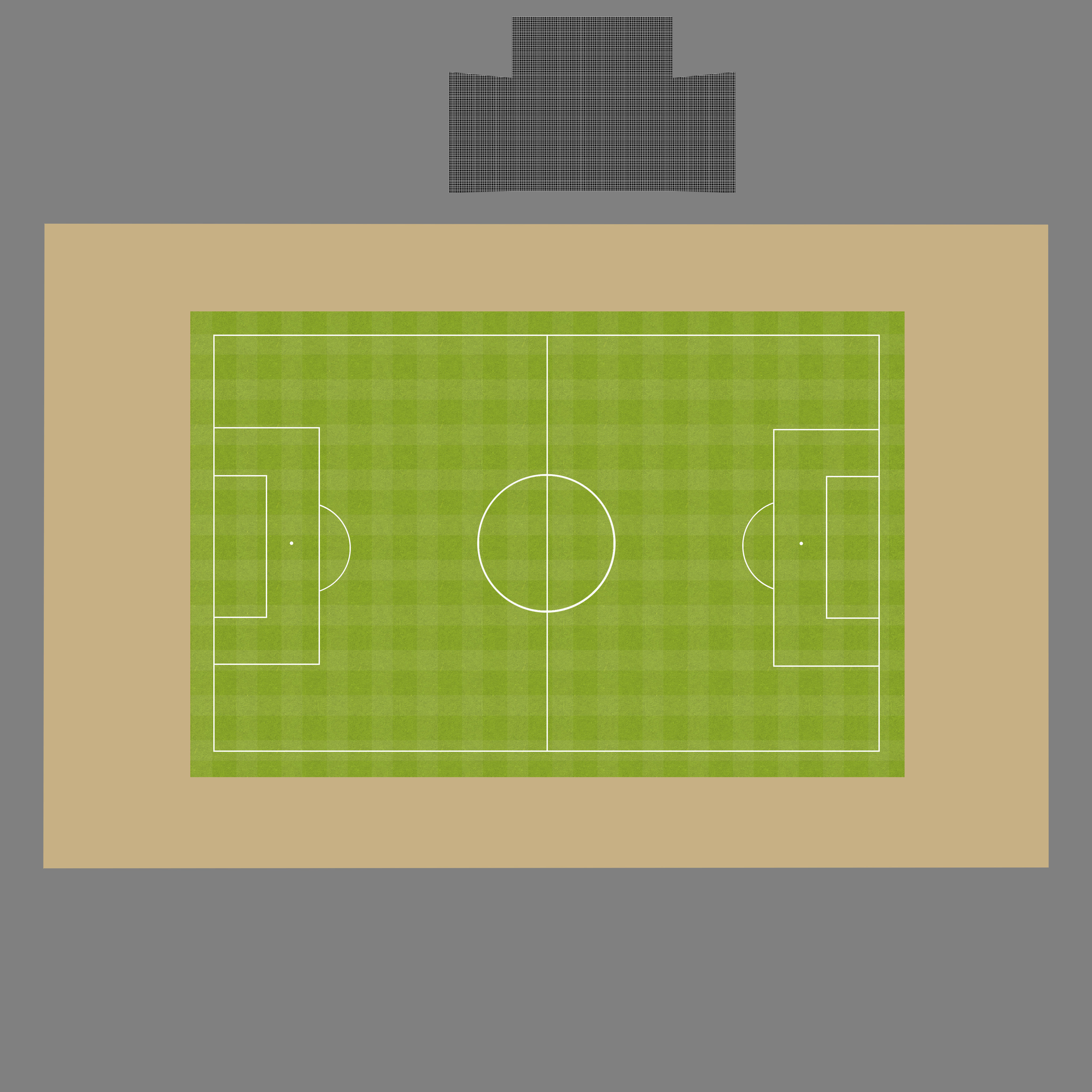 Mendizorroza Stadium Low-poly 3D model_11