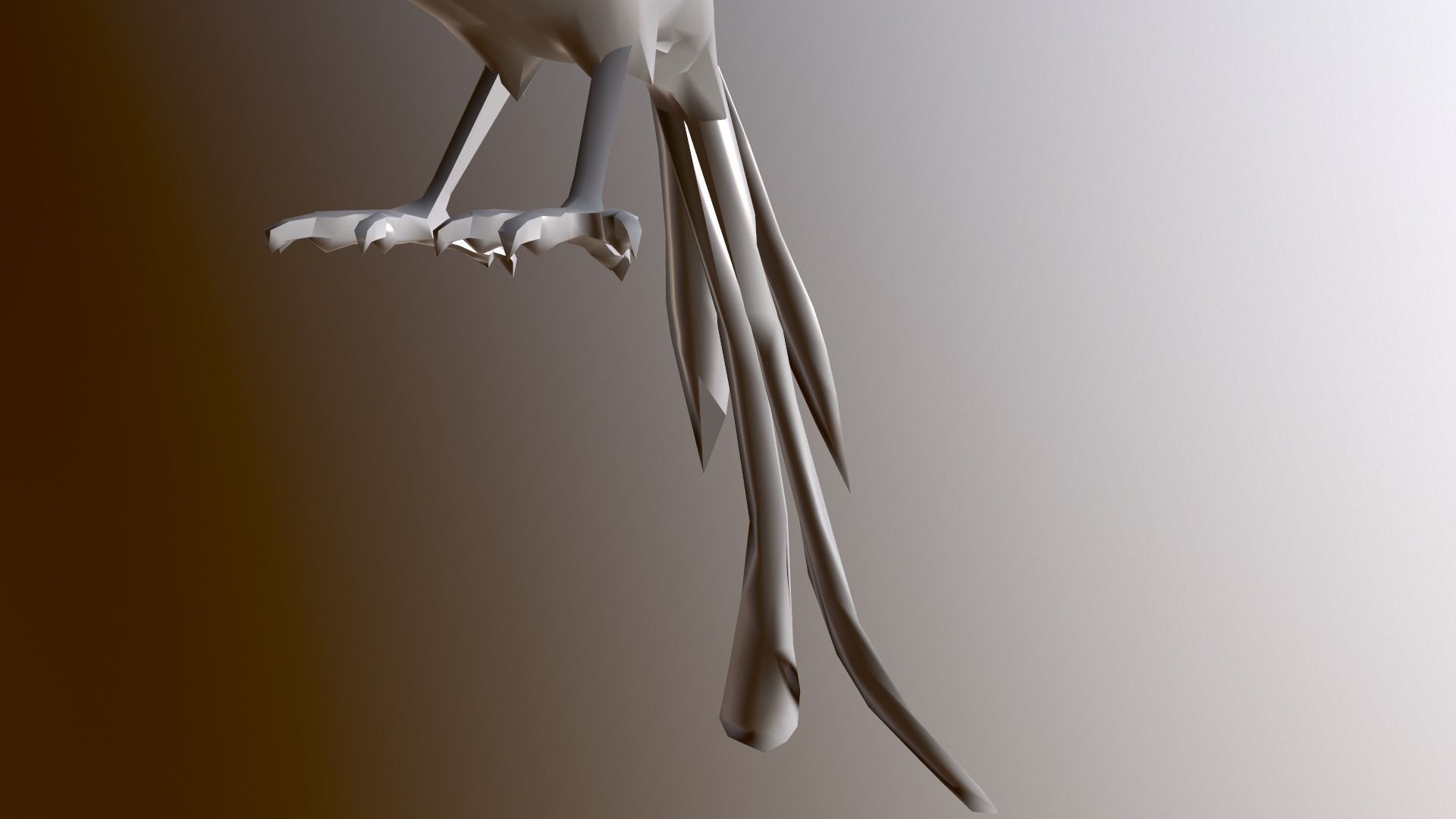 Flying Bird 3D model_6
