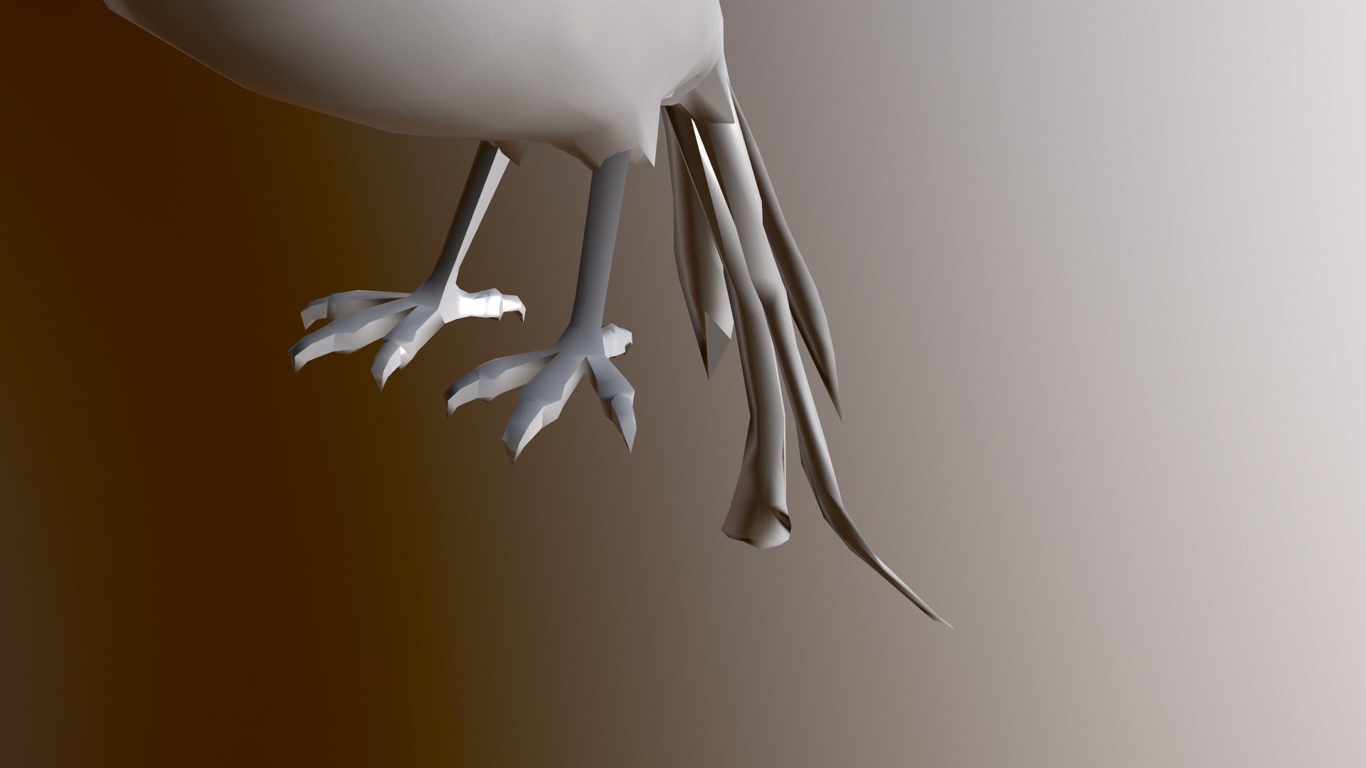Flying Bird 3D model_5