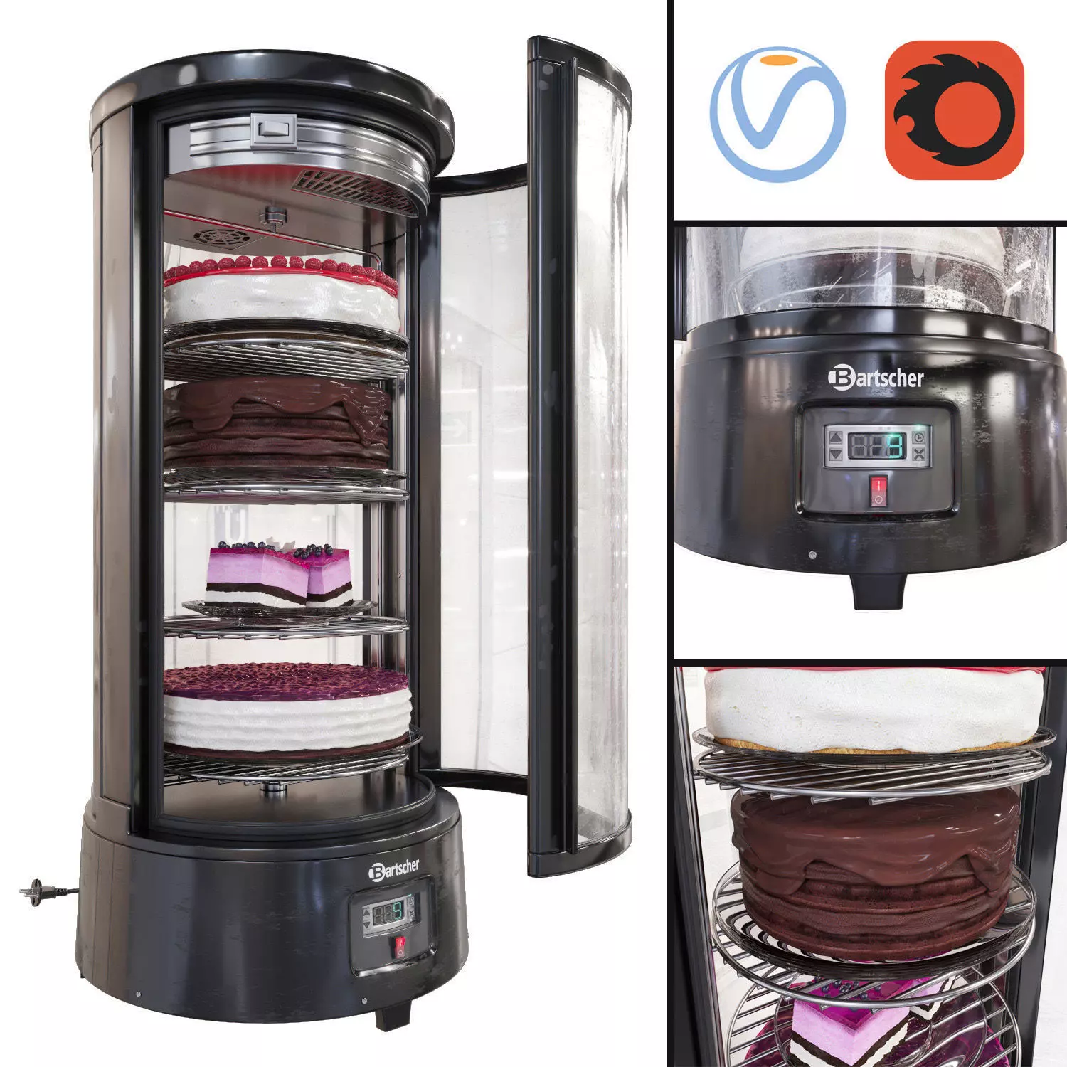 Bartscher best food dehydrator on market 3D model