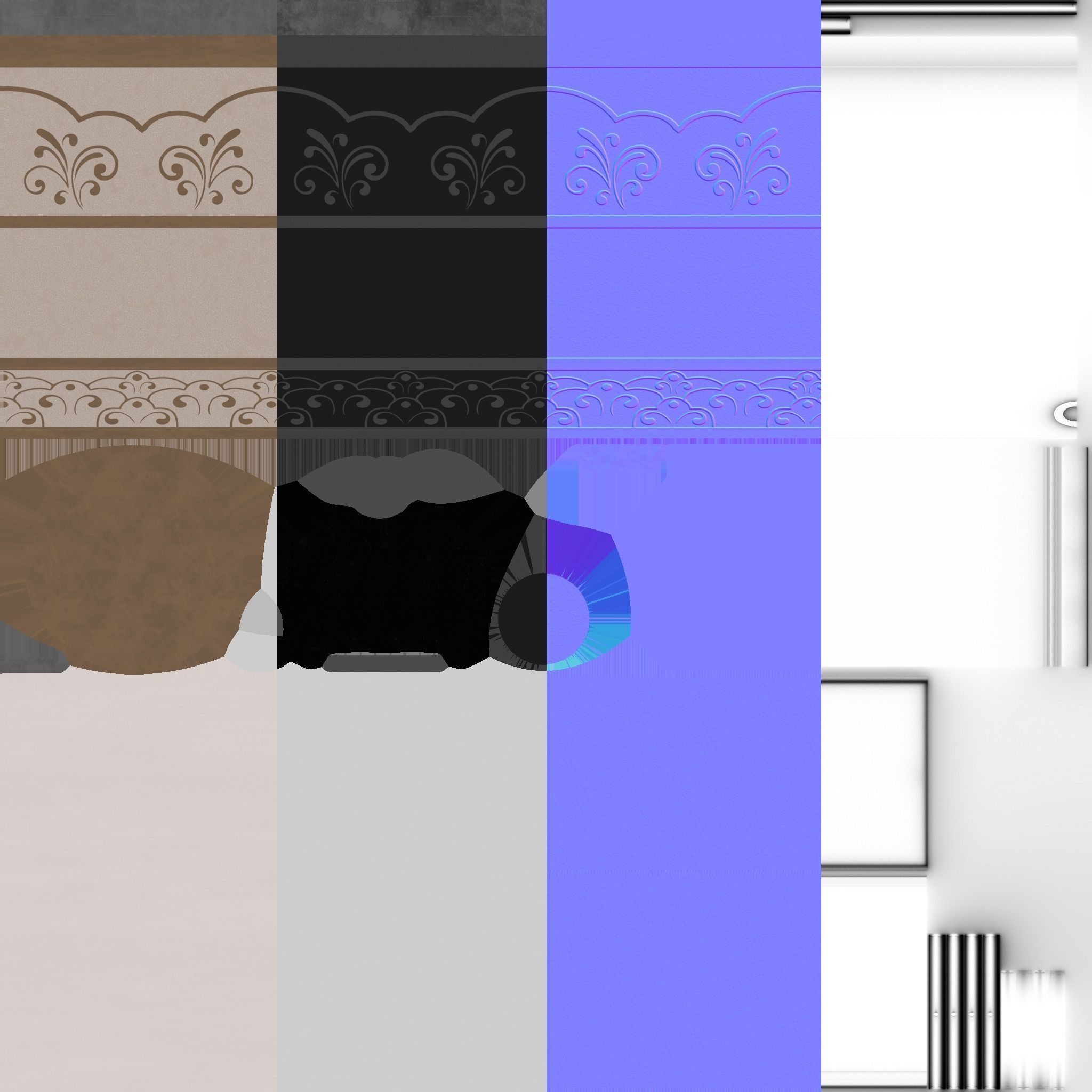 Table Lamp 3D model_12