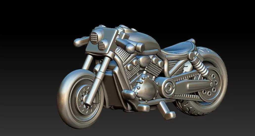 Harley Davidson V-Rod Bobber Free 3D print model