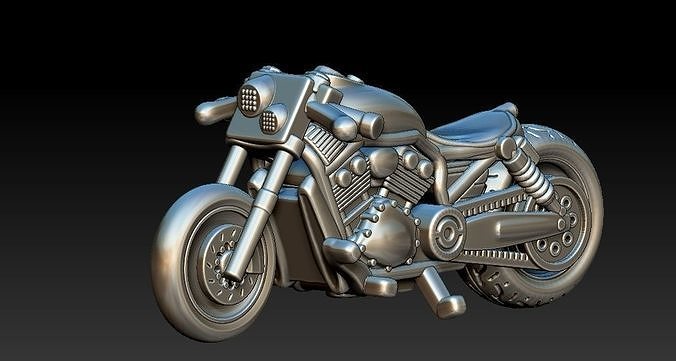 Harley Davidson V-Rod Bobber Free 3D print model