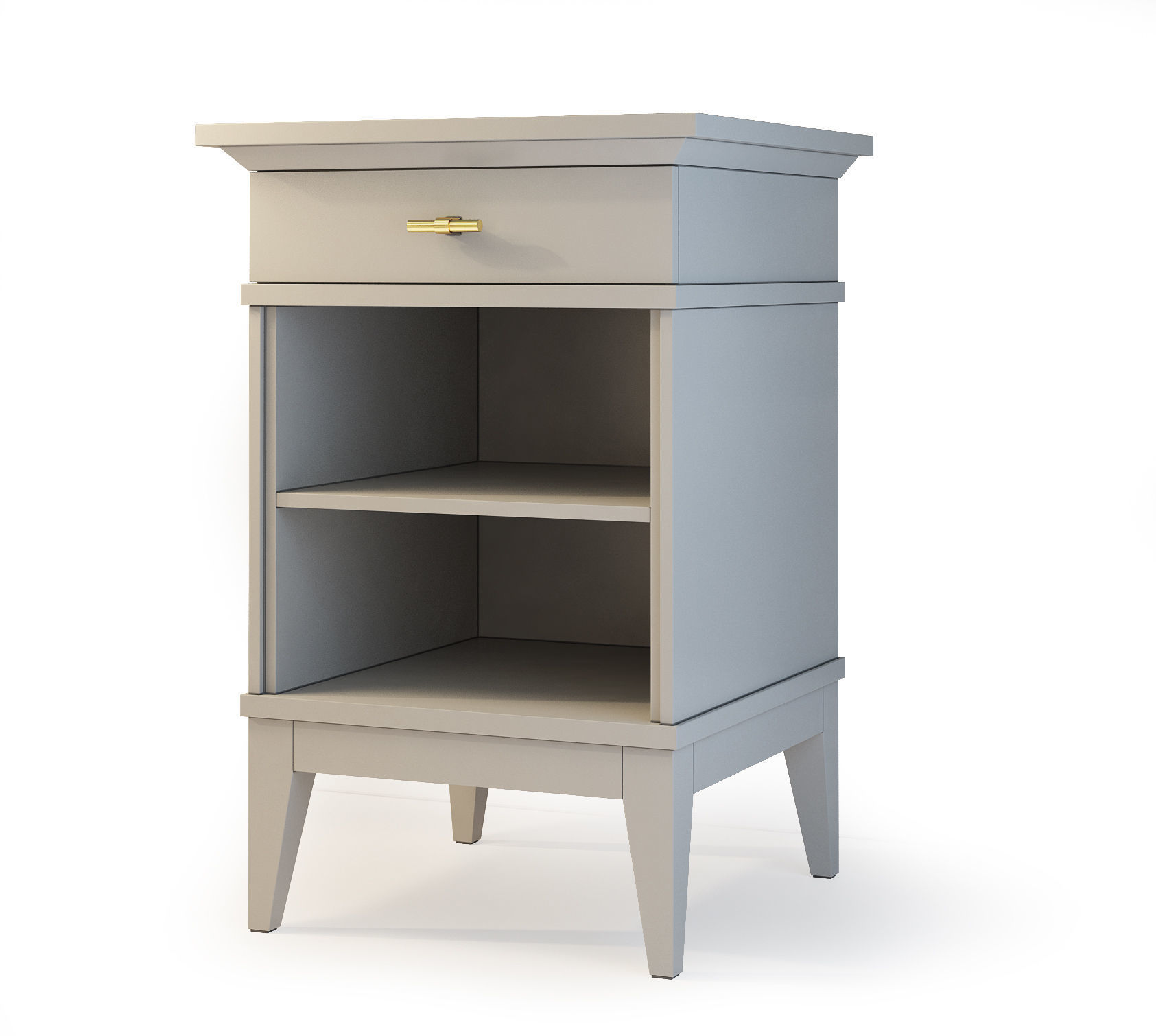 Manhattan Dresser nightstand by Wonderwood 3D model_4