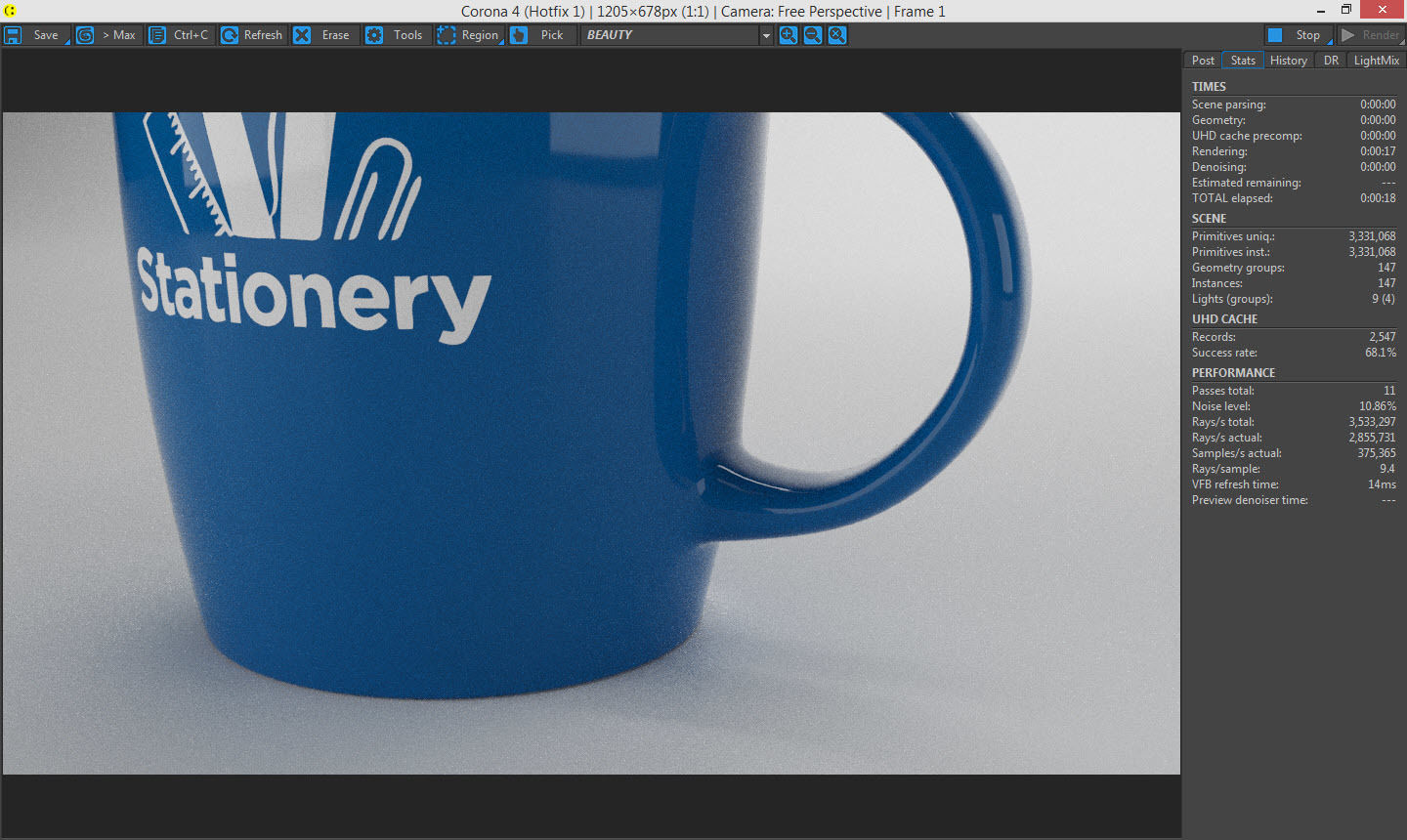 Stationery Mug With PencilCase 3D model_4