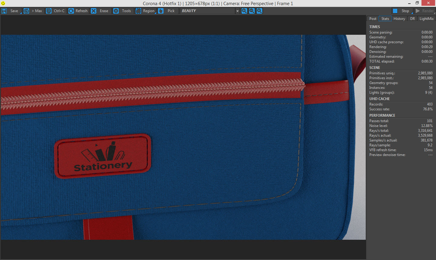 Stationery Mug With PencilCase 3D model_9