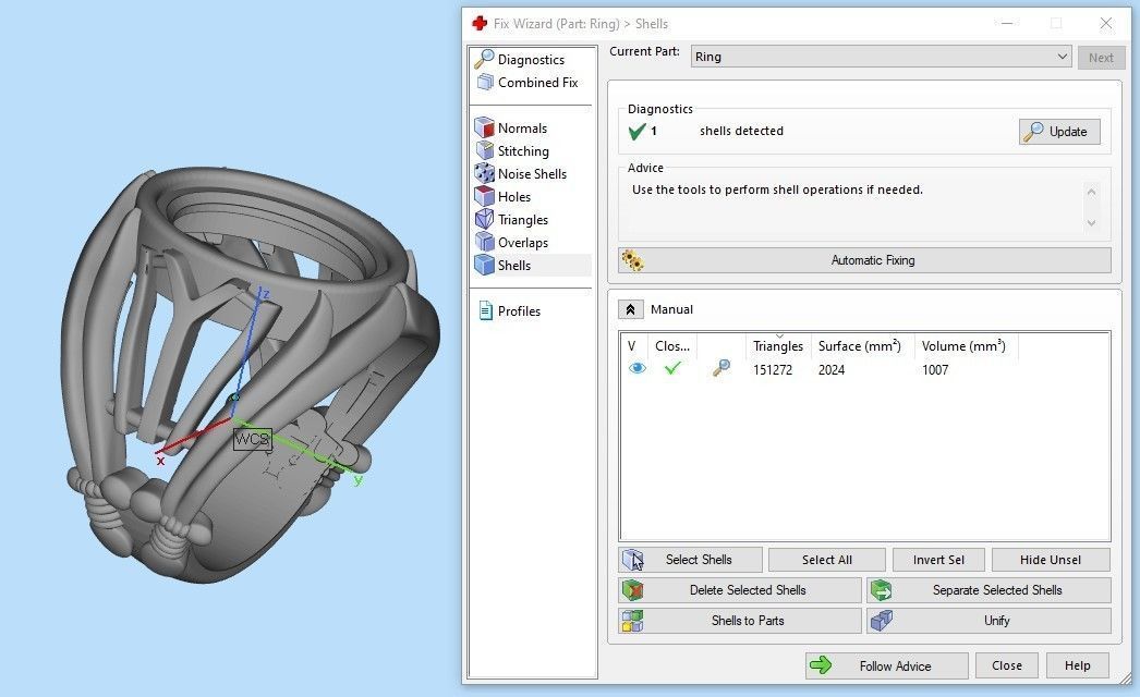 Sword Oval RIng  3D print model_13