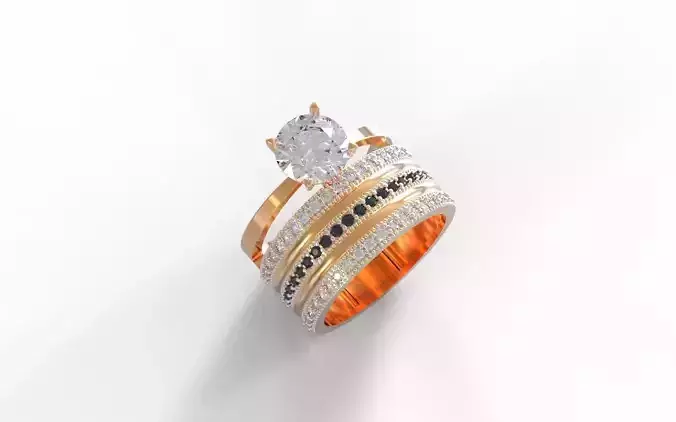 wide wedding ring many sizes