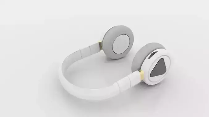 White headphone