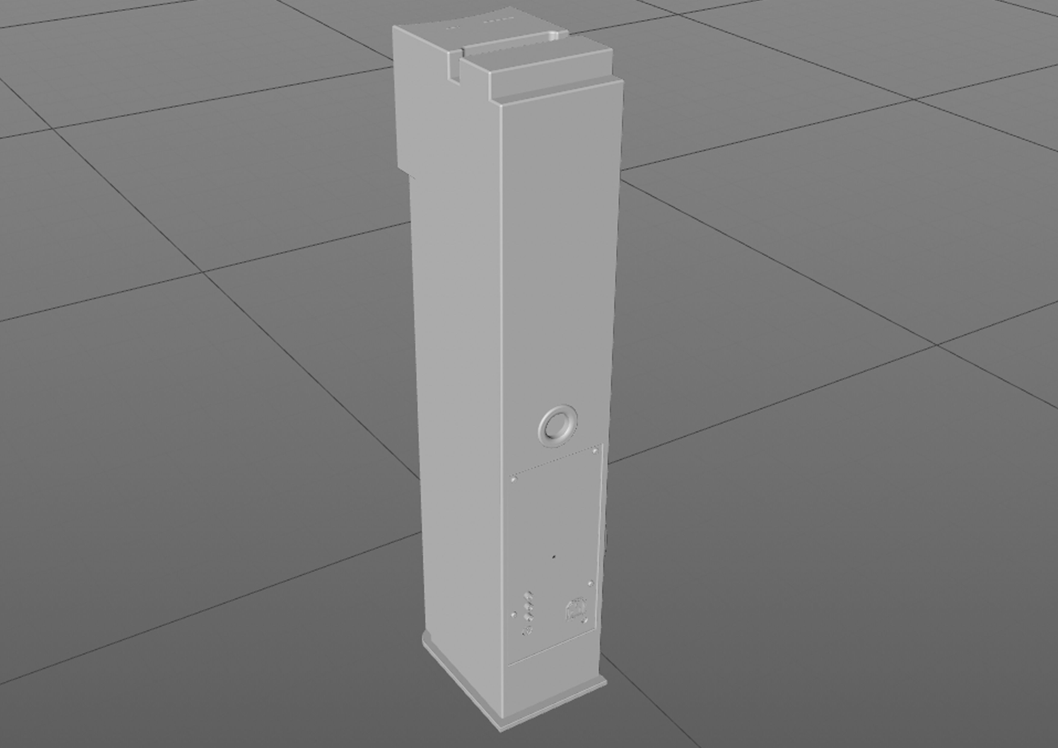 Bose Home Theatre Speaker Black 3D model_10