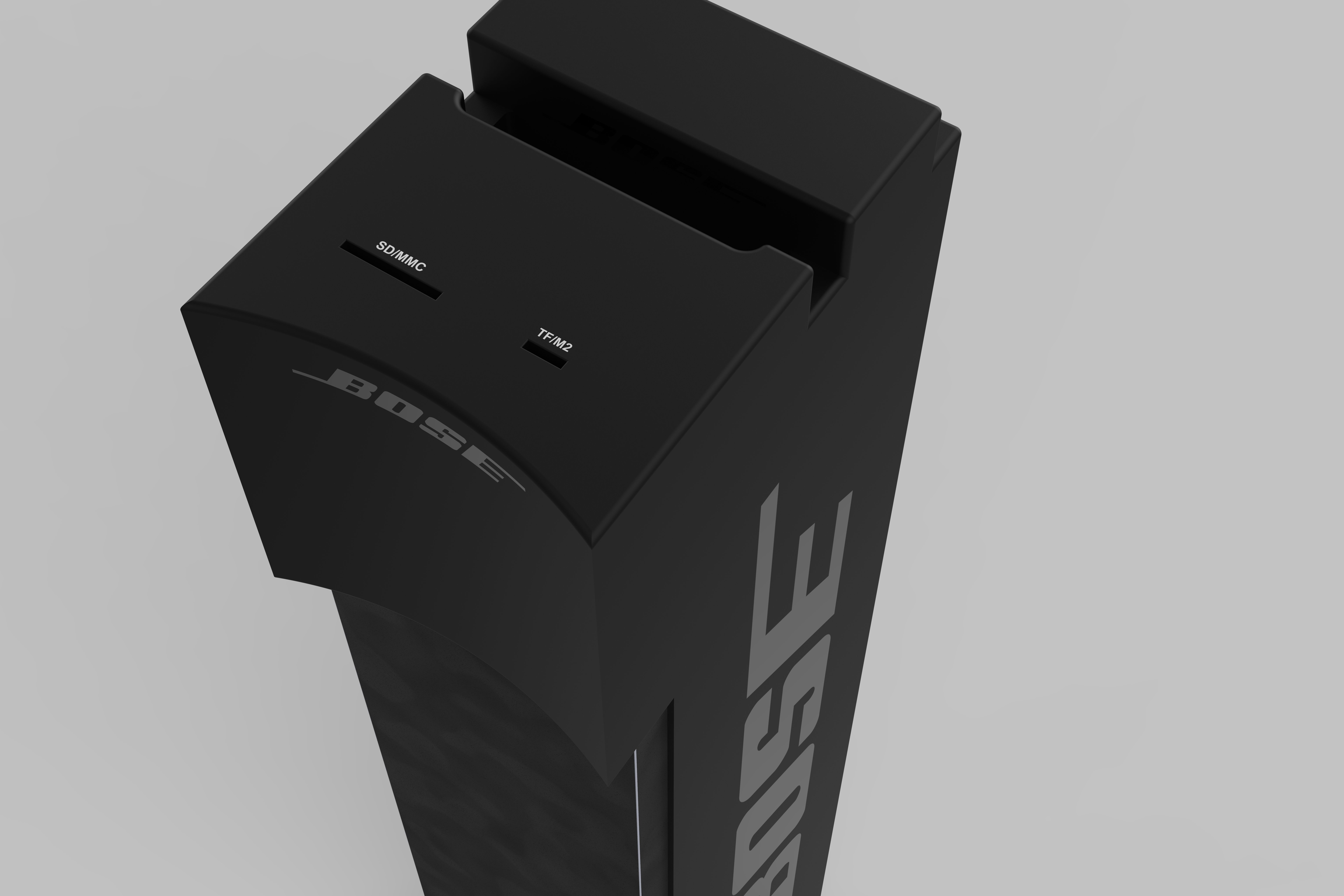 Bose Home Theatre Speaker Black 3D model_2