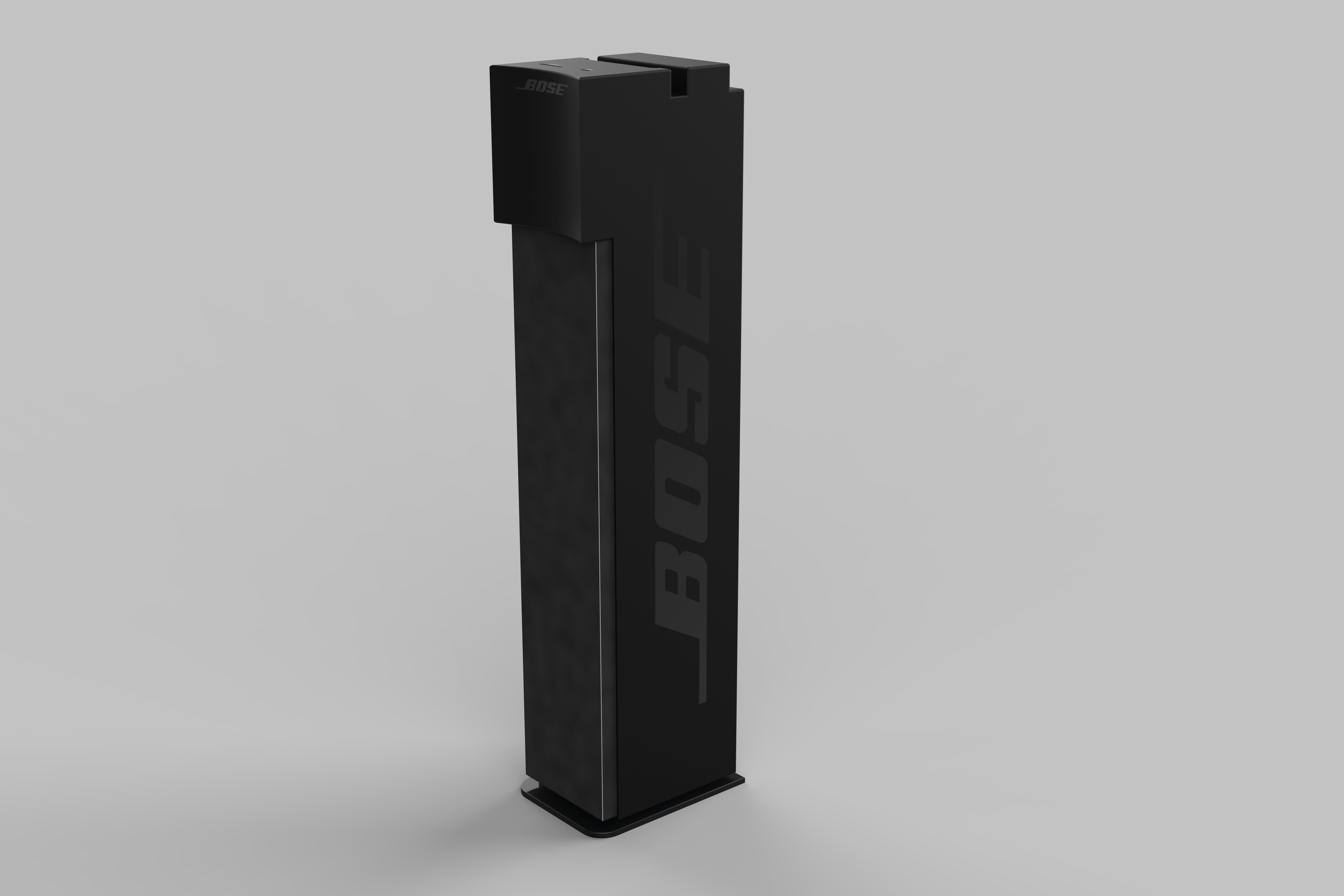 Bose Home Theatre Speaker Black 3D model_1